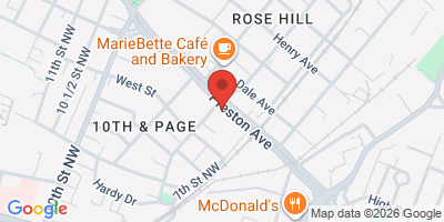 Map showing location of Kardinal Hall