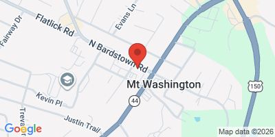 Map showing location of Gallant Fox Brewing Co. - Mt Washington