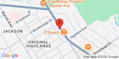 Map showing location of Flanagan's Ale House