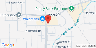 Map showing location of The Clubhouse Bar & Grill