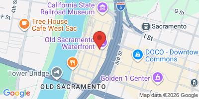 Map showing location of Bear & Crown