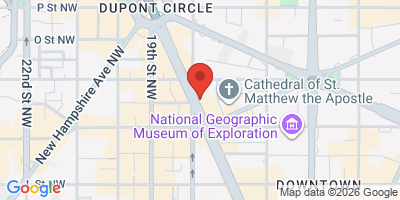 Map showing location of Lucky Bar