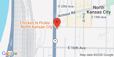 Map showing location of Chicken N Pickle - North Kansas City