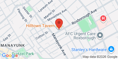 Map showing location of Hilltown Tavern