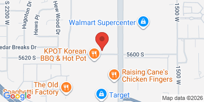 Map showing location of Crossroads Bar & Grill