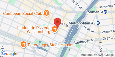 Map showing location of Banter Bar