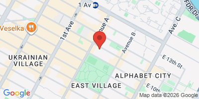 Map showing location of 11th St. Bar