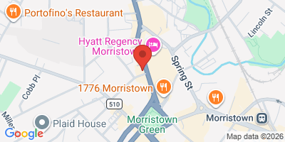 Map showing location of Horseshoe Tavern