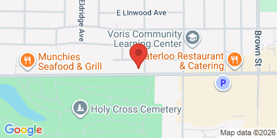 Map showing location of The Basement Sports Bar & Grill