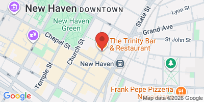Map showing location of The Trinity Bar