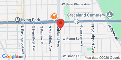 Map showing location of Ten Cat Tavern