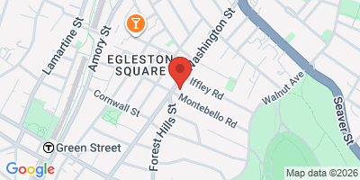 Map showing location of Drawdown Brewing
