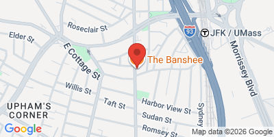 Map showing location of The Banshee