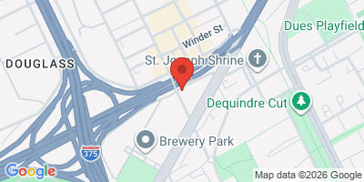 Map showing location of Thomas Magee's Sporting House Whiskey Bar