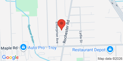 Map showing location of Loaded Dice Brewery