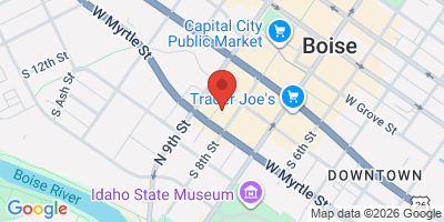 Map showing location of Double Tap Pub
