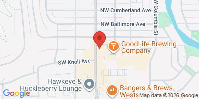 Map showing location of The Commonwealth Pub