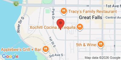 Map showing location of The Celtic Cowboy