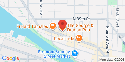 Map showing location of The George & Dragon Pub