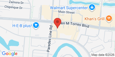 Map showing location of The Lucky Barrel