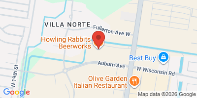 Map showing location of Howling Rabbits