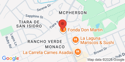 Map showing location of Average Joe's Sports Bar
