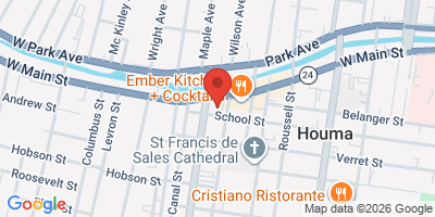 Map showing location of The Bunker