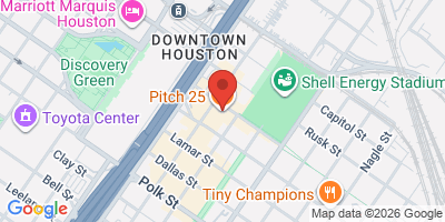 Map showing location of Pitch 25