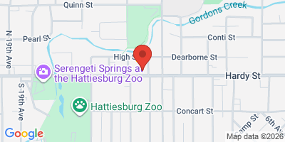 Map showing location of Keg & Barrel