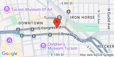 Map showing location of Playground Bar and Lounge