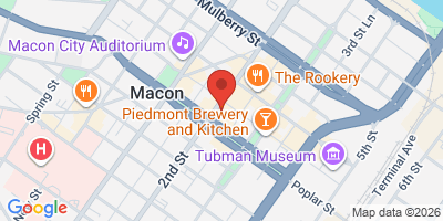 Map showing location of Bearfoot Tavern