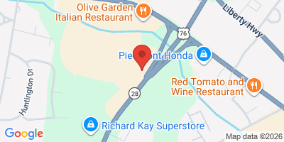 Map showing location of El Patron Mexican Restaurant