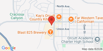 Map showing location of Old Town Biergarten