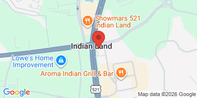 Map showing location of Carolina Butcher & Beer Garden