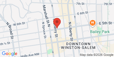 Map showing location of Small Batch Beer Co.