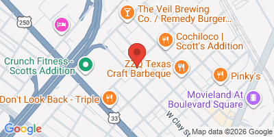 Map showing location of Wood & Iron - Scott's Addition
