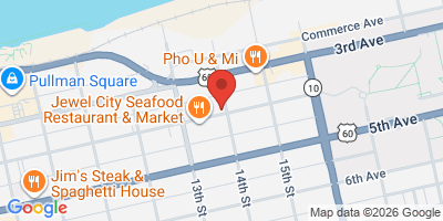 Map showing location of Bar None Sports Tavern & Grill
