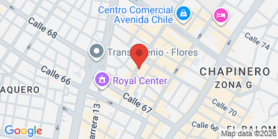 Map showing location of El Ingles Gastro Pub