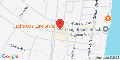 Map showing location of Jack's Goal Line Stand