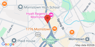 Map showing location of Horseshoe Tavern
