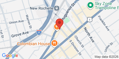 Map showing location of 18th Ward Brewery
