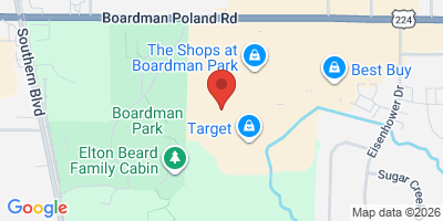 Map showing location of The Casual Pint of Youngstown