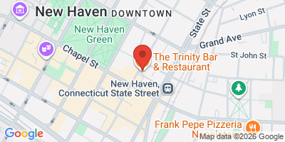 Map showing location of The Trinity Bar