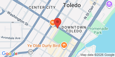 Map showing location of The Blarney Irish Pub