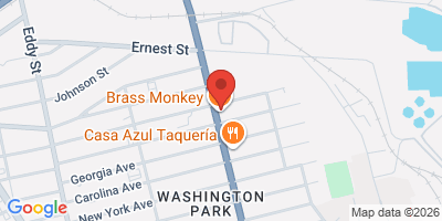 Map showing location of Brass Monkey