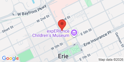 Map showing location of U Pick 6 Tap House