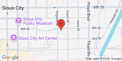Map showing location of 1008 Key Club