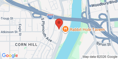 Map showing location of The Exchange Sports Bar