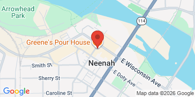 Map showing location of Green's Pour House