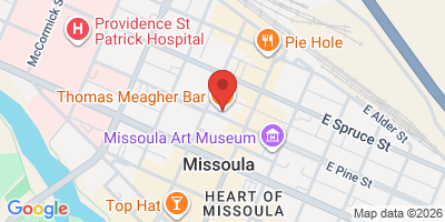 Map showing location of The Thomas Meagher Bar